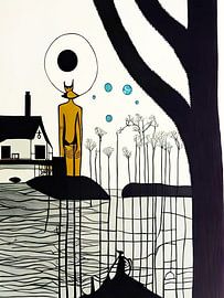 Katze in einem Haus von TOAN TRAN