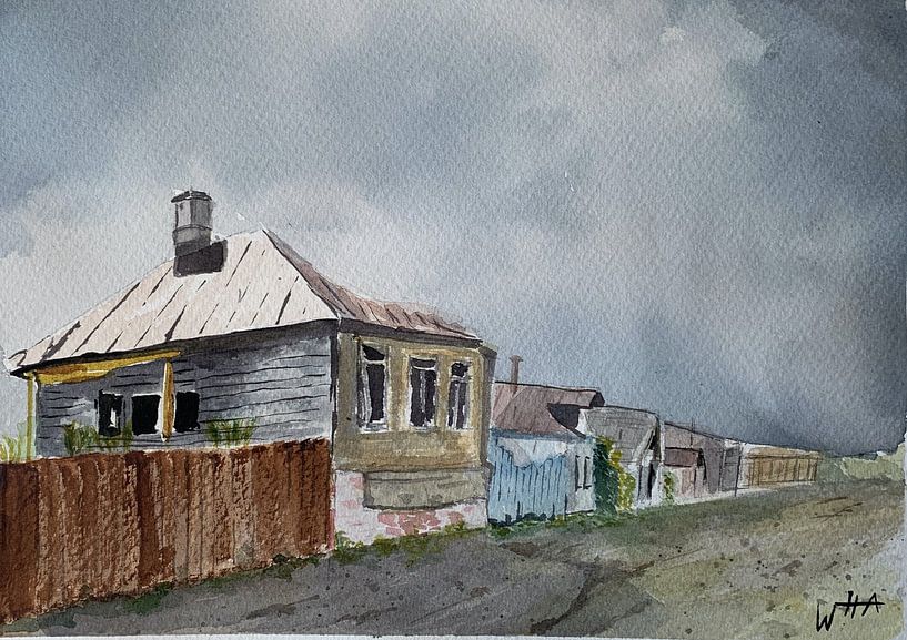 Wüstenstraße von Willy van Dregt