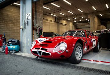 Alfa Romeo TZ2 op Spa Francorchamps
