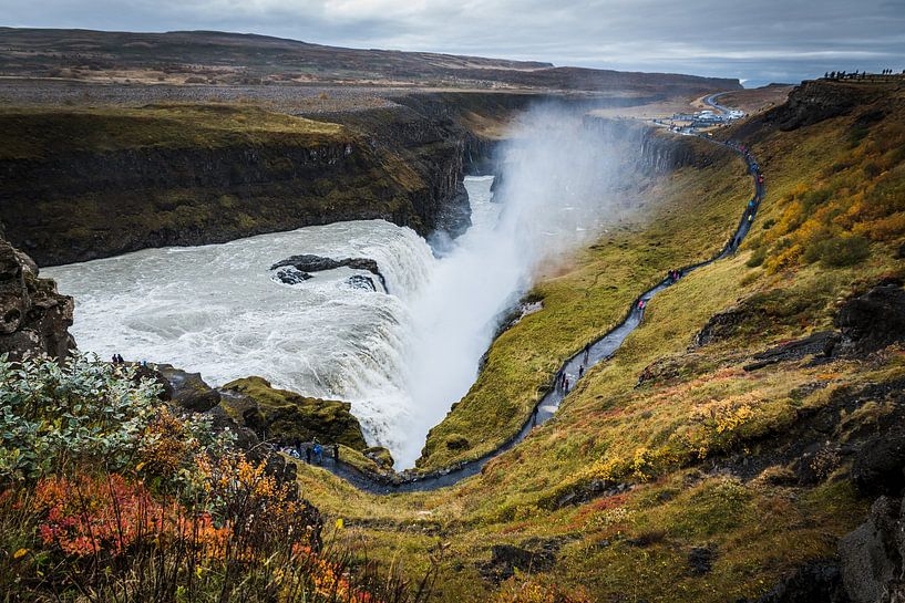 Gulfoss, Island von Fenna Duin-Huizing