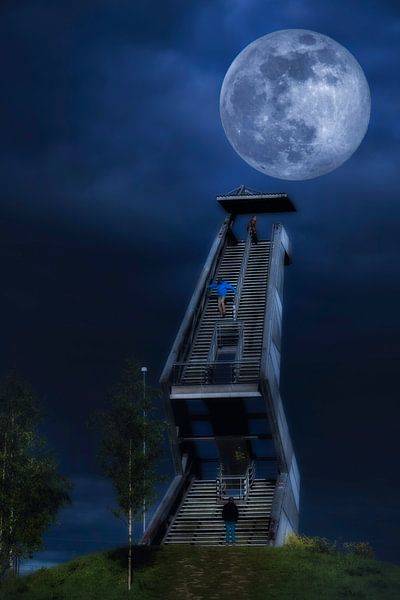 Moon by Egon Zitter