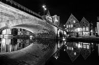 Belgie - Gent bij Nacht - Sint-Michielsbrug van Fotografie Krist / Top Foto Vlaanderen thumbnail