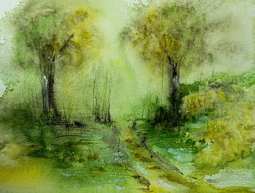 Aquarel part 63 van Tania Perneel