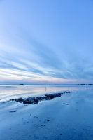 Travel photography - calm sea with rocks in the sea