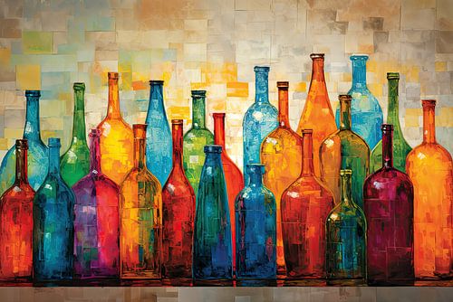 Flaschen abstrakt