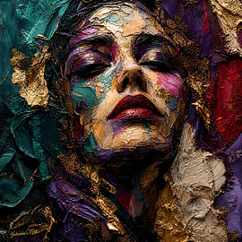 Behind Closed Eyes – From the Emerald Nocturnes Collection by Johannas Art Creations