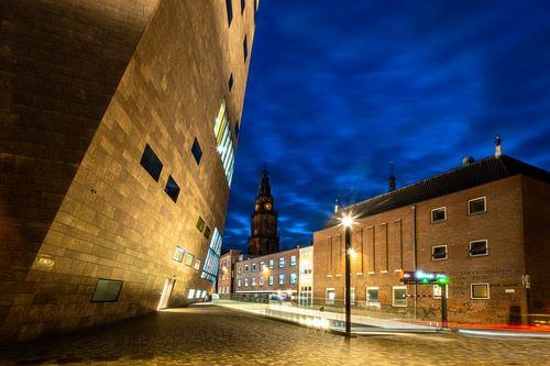 Forum Groningen with view of Martinitoren