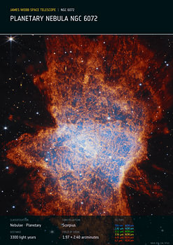 Planetary Nebula NGC 6072 | James Webb Space Telescope
