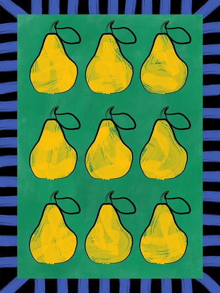 Pear Grid Harmony by Elena Ristova