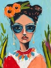 Portrait coloré sur Studio Allee