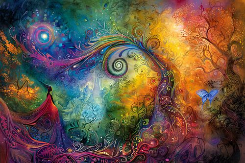 creatief abstracte kunst