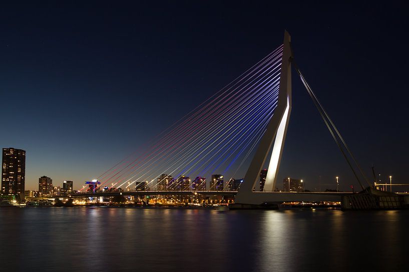 Erasmusbrug Rotterdam van Peter Hooijmeijer