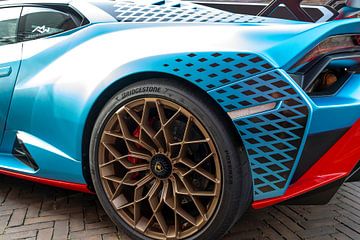 Lamborghini Huracán STO sportwagen detail