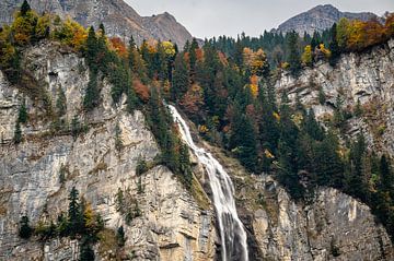 Swiss waterfall by KC Photography