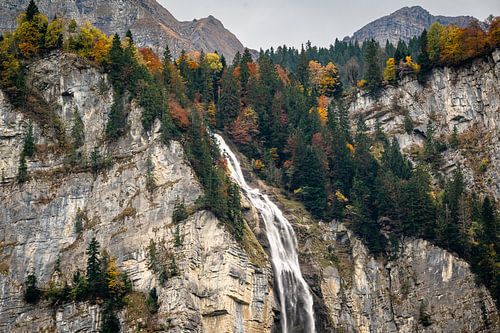 Swiss waterfall