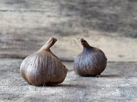Black garlic still life