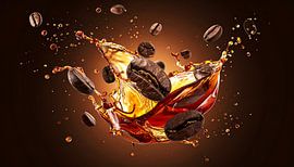 Aromatische zwarte koffie