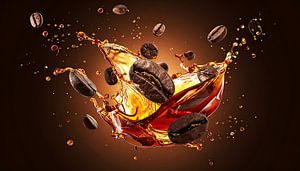 Aromatischem schwarzem Kaffee