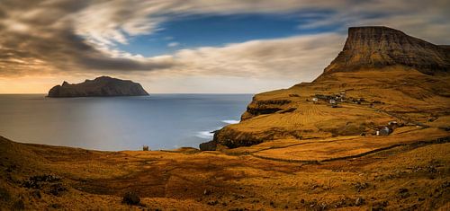 Gasadalur winterpanorama