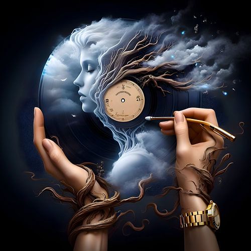 Verträumte Musikplatte