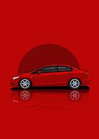 civic FB Red