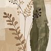 Des silhouettes botaniques dans des tons naturels et doux sur Dante S