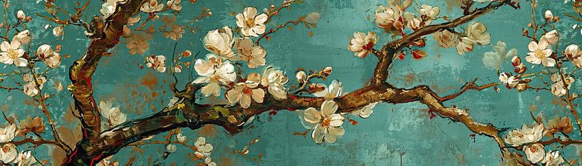 Vibrant Blossom Branches | Blossom Art Painting by Wonderful Art