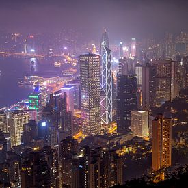 Hong Kong - Victoria Peak van Nika Heijmans