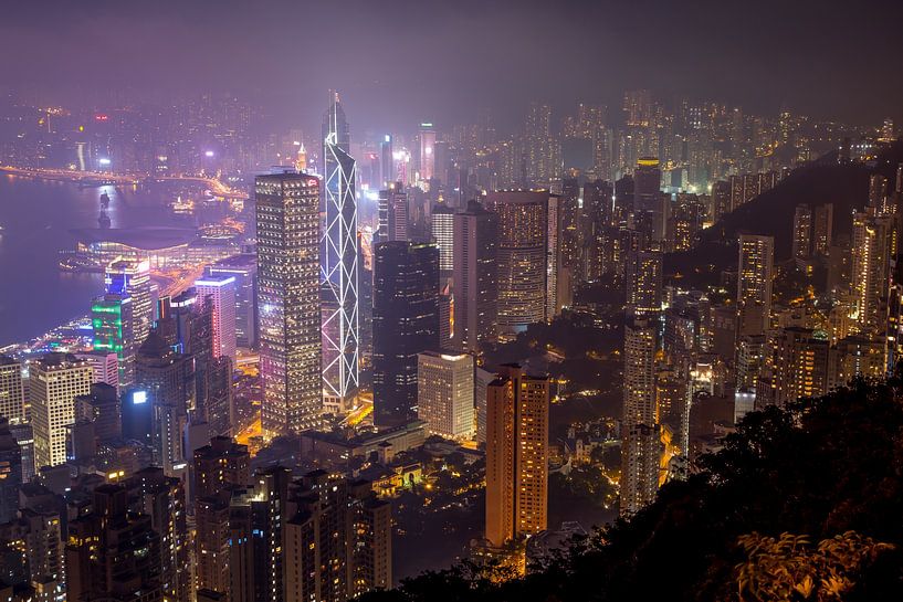Hong Kong - Victoria Peak van Nika Heijmans