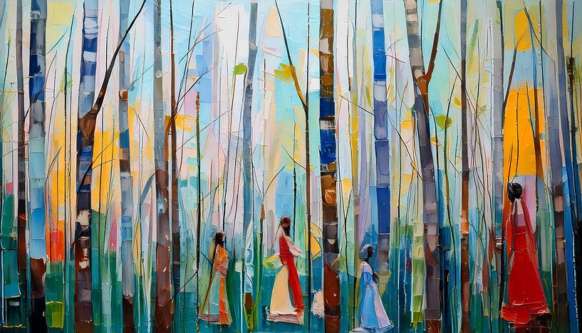 Spaziergang im Wald von Martine Affre Eisenlohr