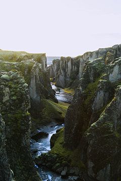 Hoogtepunten van IJsland: Fjaðrárgljúfur van Han Holstein
