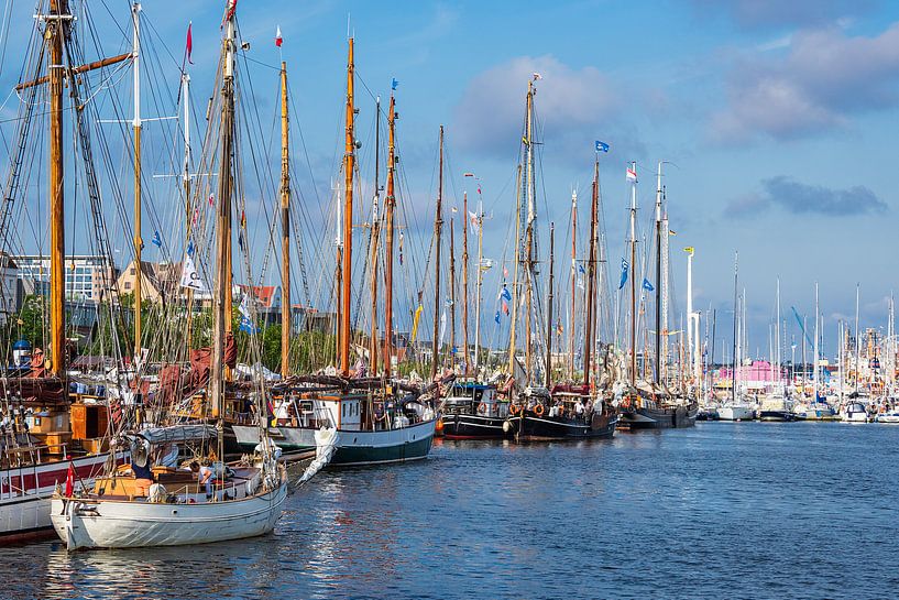 Segelschiffe auf der Hanse Sail in Rostock von Rico Ködder