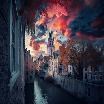 Bruges, the Venice of the North- Brugge van Marian De Clerck