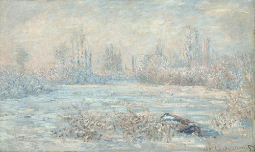 Frost près de Vetheuil, Claude Monet