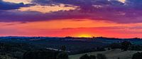 Coucher de soleil à Cassagnabère-Yournas, France