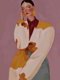 Modern fashion portrait by Carla Van Iersel