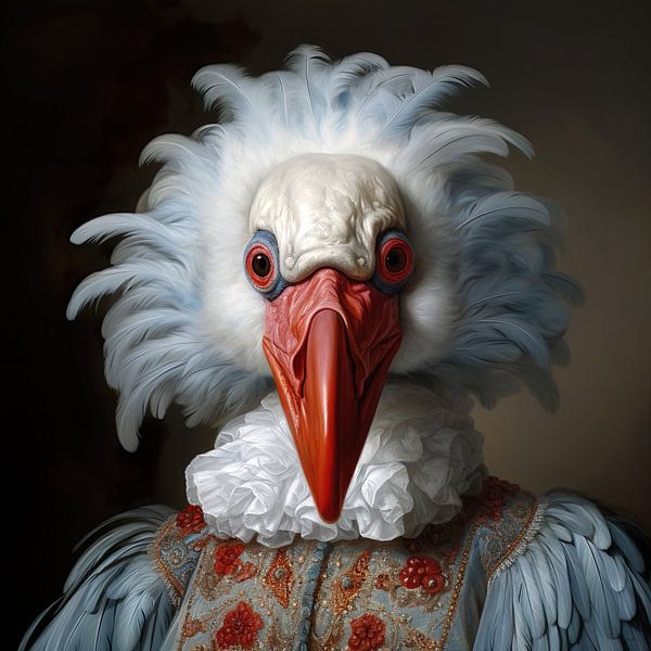 Surrealistischer Vogel von Lauri Creates