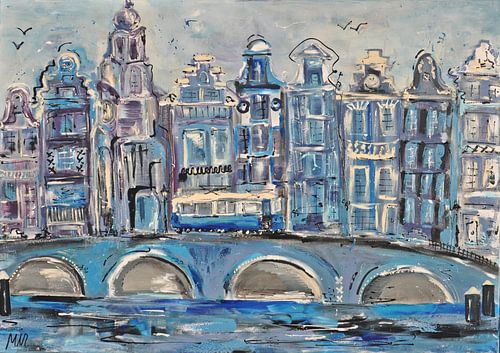 Paysage urbain d'Amsterdam