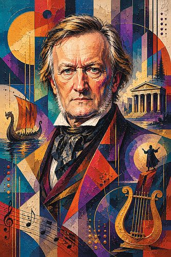 Richard Wagner schilderij.