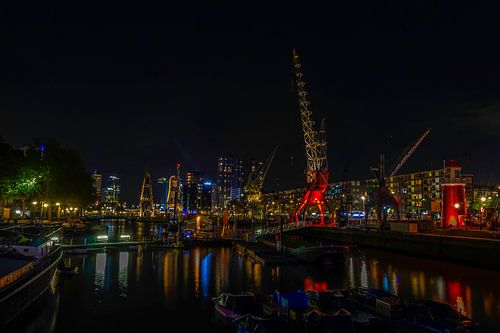Rotterdam bij nacht