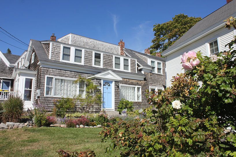 maison typique du Maine et de la Nouvelle-Angleterre par Bas Berk