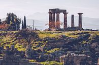 Korinthe - Tempel van Apollo (Peloponnesos, Griekenland) van Alexander Voss thumbnail