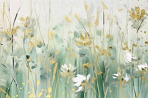 Bloemenveld | Bloemenveld van ARTEO Schilderijen