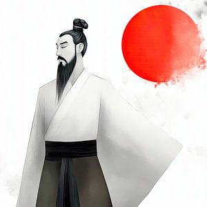 Esprit du soleil levant - Samouraï en contemplation II