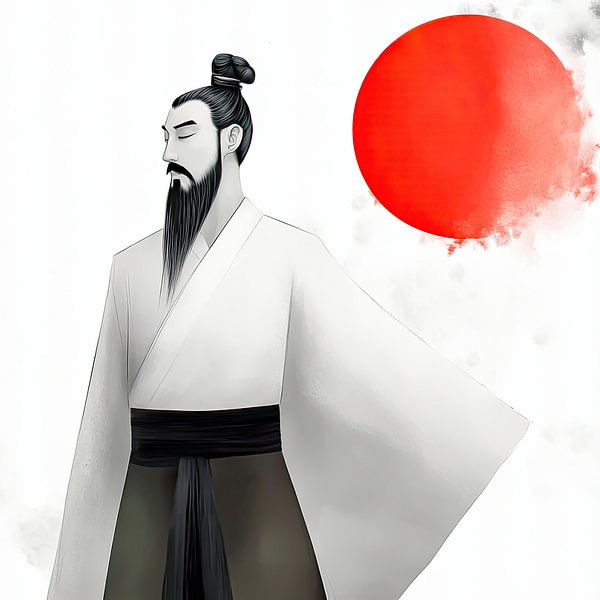 Geist der aufgehenden Sonne – Samurai in Kontemplation II von May