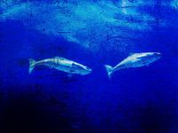 Deep blue ocean