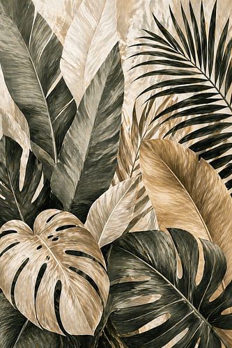 Golden Botanical Harmony II