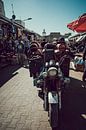 Moteur d'époque sur le marché à Essaouira par Rob Berns Aperçu