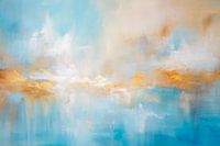 Abstrakt, Minimalismus, Meer und Wolken