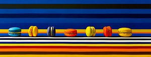Sieben süße Streifen | Macarons im Rhythmus der Farben